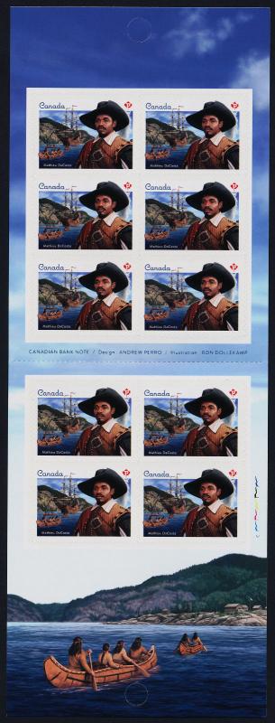 Canada 2969a Booklet MNH Mathieu Da Costa, Black History Month, Ships