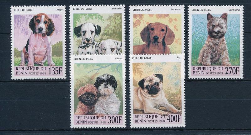 [30838] Benin 1998 Animals Dogs MNH