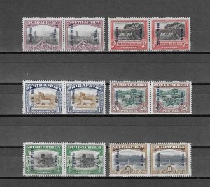 SOUTH WEST AFRICA 1927 SG 49/54 MINT Cat £190