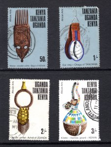 Kenya, Uganda & Tanganyika #304-307  VF, Used,  African Artifacts .....  3270155