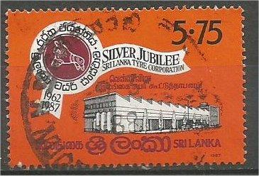 SRI LANKA, 1987 used 5.75r, Tire Corp. Scott 824