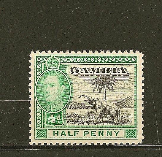 Gambia 132 Elephant Mint Hinged