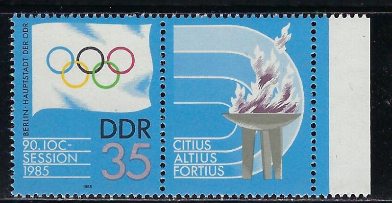 Germany DDR Scott # 2479, mint nh, se-tenant