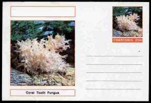 CHARTONIA, Fantasy - Coral Tooth Fungus - Postal Stationery Card...