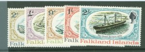 Falkland Islands #192-196 Mint (NH) Single (Complete Set)