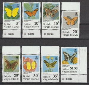 BRITISH VIRGIN ISLANDS 1991 SG 784/91 + MS 792 MNH Cat £28