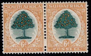 SOUTH AFRICA GV SG47, 6d green & orange, M MINT. Cat £13.