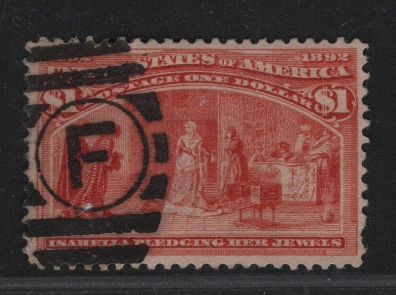 241 VF used neat cancel nice color cv $ 525 ! see pic !