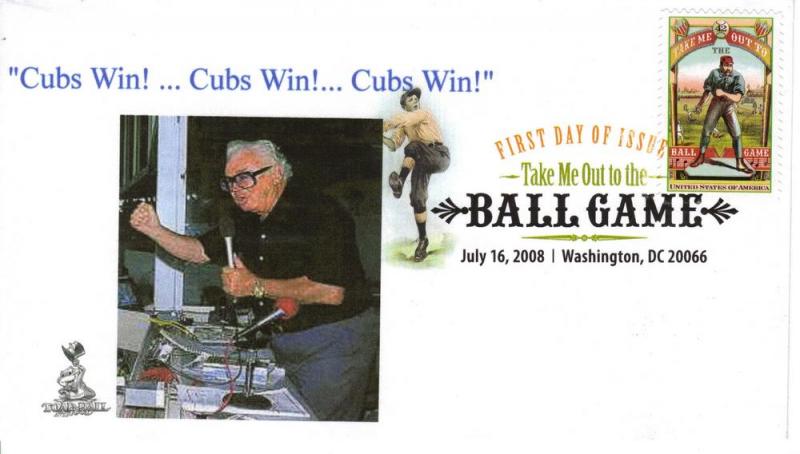 Take Me Out to the Ballgame! First Day Cover