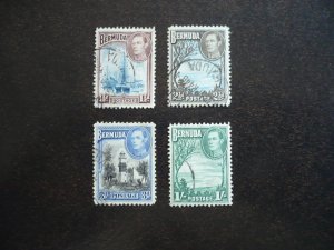 Stamps - Bermuda - Scott# 119-122 - Used Part Set of 4 Stamps