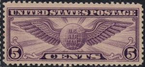 U.S. Scott #C12 5-Cent Airmail Stamp - Mint Single