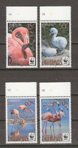 BAHAMAS 2012 WWF SG 1616/9 MNH