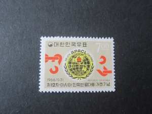 Korea 1966 Sc 543 set MNH