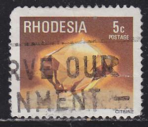 Rhodesia 296 Citrine 1970