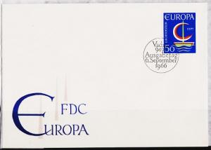 Liechtenstein. FDC.1966  Europa. Fine Used