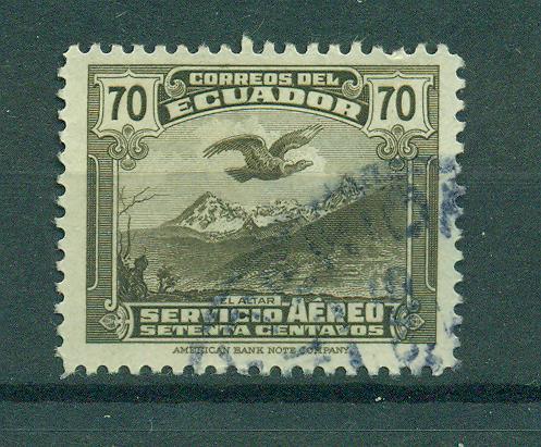 Ecuador sc# C54 used cat value $.25