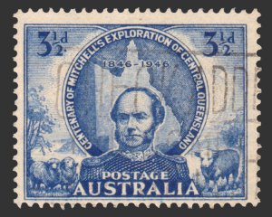 AUSTRALIA STAMP 1946. SCOTT # 204. USED