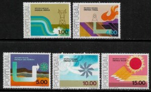 Portugal #1315-9 MNH Set - Sources of Energy