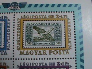 ​HUNGARY-1974-WORLD STAMP DAY MNH S/S SHEET -VERY FINE WE SHIP TO WORLD WIDE