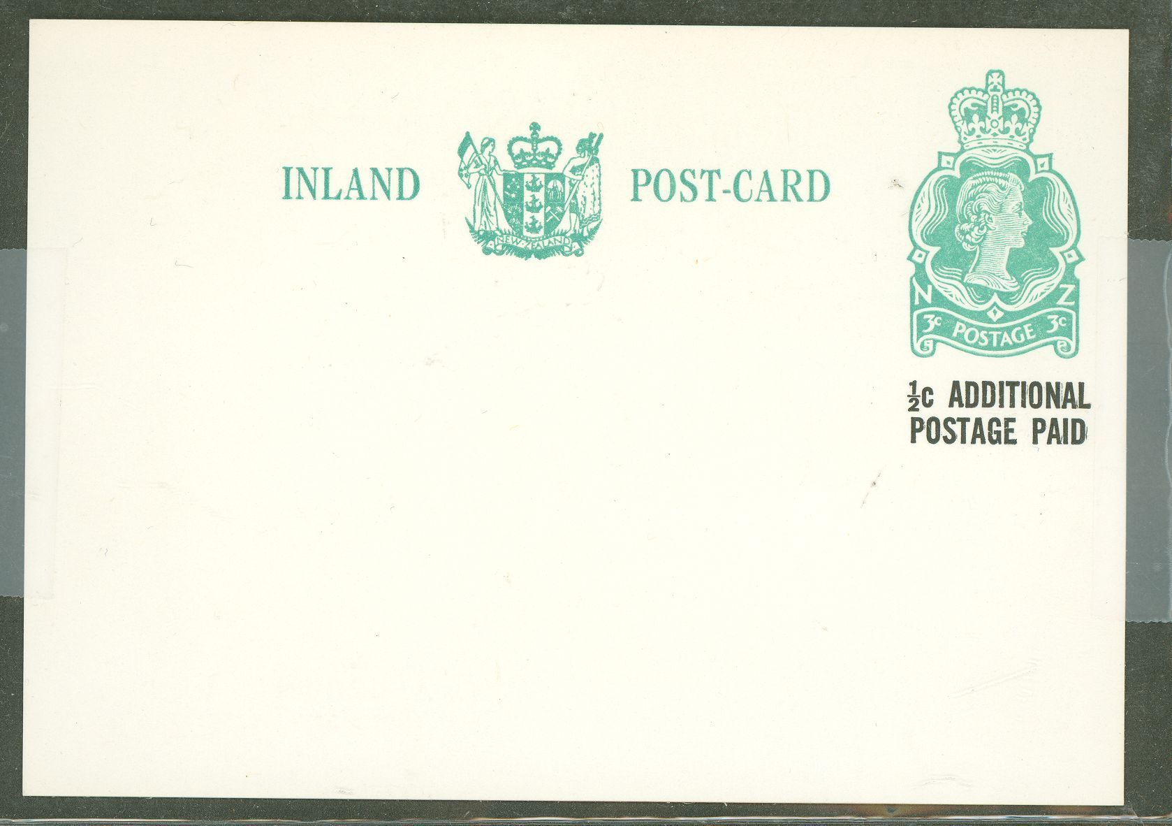 New Zealand 3cent + 1/2cent postal card St. John Ambulance Association