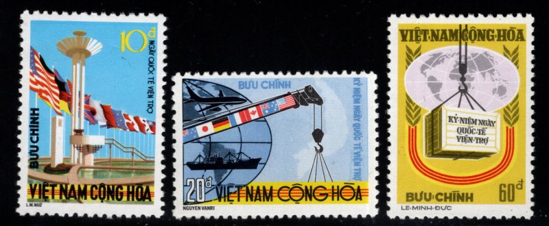 South Vietnam Scott 484-486 MNH** set