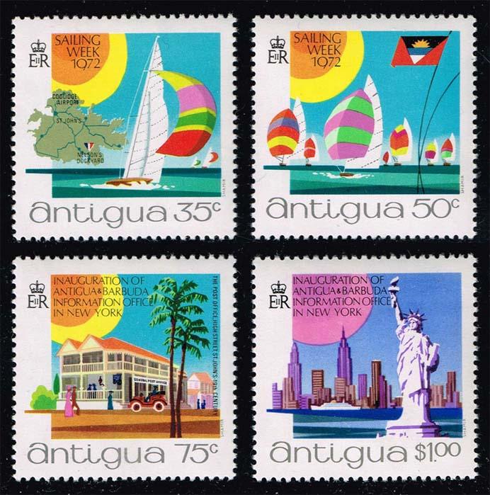 Antigua #300-303 Opening of Information Office; MNH (1.25)