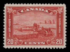 Canada Scott #175 OG MLH Harvesting Wheat