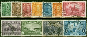 Canada 1935 Set of 11 SG341-351 Fine Used