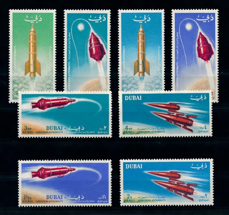 [97189] Dubai 1964 Space Travel Weltraum Honouring Astronauts  MNH