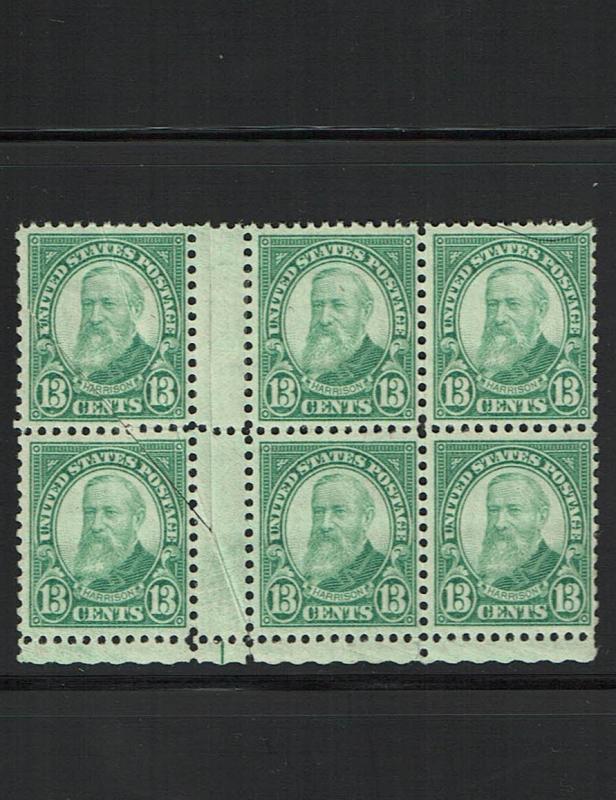 Scott #694 variety VF-OG-NH. SCV - $300.00