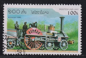 Laos 1305 Kinnaird, Steam Locomotive 1997