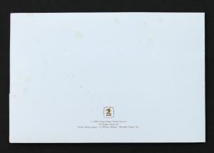 1989 Bicentennial Inauguration Memento Folder with Postal Covers and Postal Card