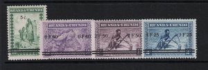 Ruanda-Urundi SC# 57 - 59 Mint Never Hinged - S19156