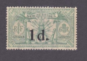 1924 New Hebrides 58 MLH Overprint - #27 5,50 €