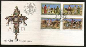 Bophuthatswana 1983 Easter Religion Christianity Holy Jesus Sc 104-7 FDC # 16345