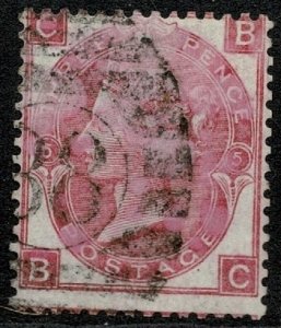 QV 1867-80 3d Rose Wmk. 33 (Spray of Rose) used S.G. 103 Pl.5