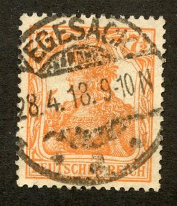 Germany, Scott #98, Used