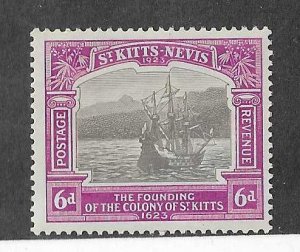 St Kitts & Nevis Sc #58 6p  LH VF