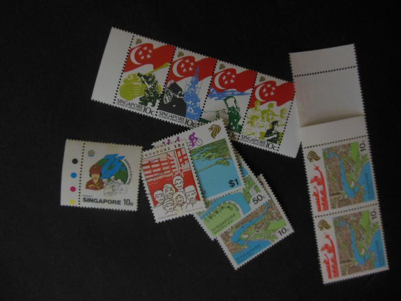 SINGAPORE : Group of singles, sets & Souvenir Sheets. All Very Fine, Mint NH.