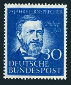 Germany 693,MNH-see perf.Michel 161 Telephone service,75,1952.Philipp Reis.