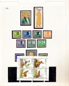 IRELAND 1980/83 MNH Art Dogs Horses (Appx 90+Stamps) Sam 837