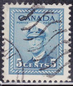 Canada 255 King George VI WWII War 1942