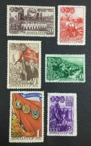 MOMEN: RUSSIA SC #1289-1294 1948 MINT OG NH LOT #62553