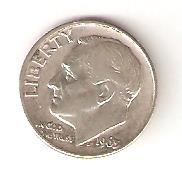 1963  Roosevelt Dime
