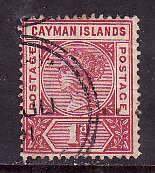 Cayman Is.-Sc#2- id9-used 1p QV-1900-