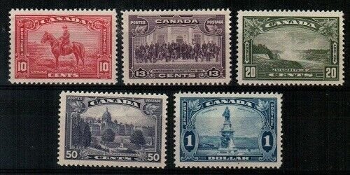 Canada Scott 223-7 Mint NH VF