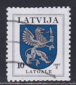 Latvia # 368a, Arms of Latgale Dated 1997, Used