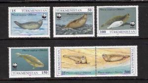 WWF - TURKMENISTAN MARINE LIFE #34-38