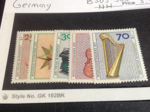 Germany Scott # B503-506 MNH