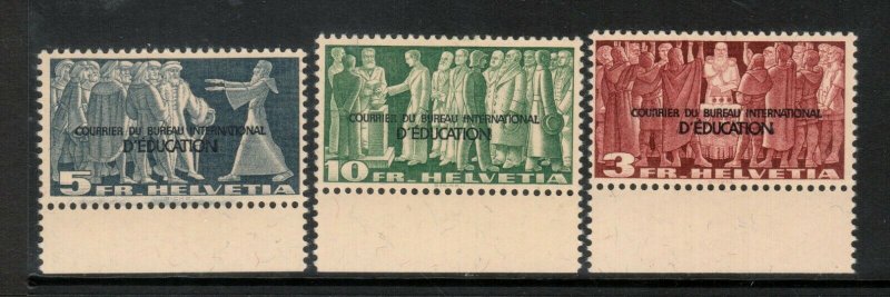 Switzerland #4019 - #4021 Very Fine Never Hinged